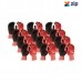 Milwaukee 48228902A - 12 Pack 1(A) Red Nitrile Dipped Gloves Cut L